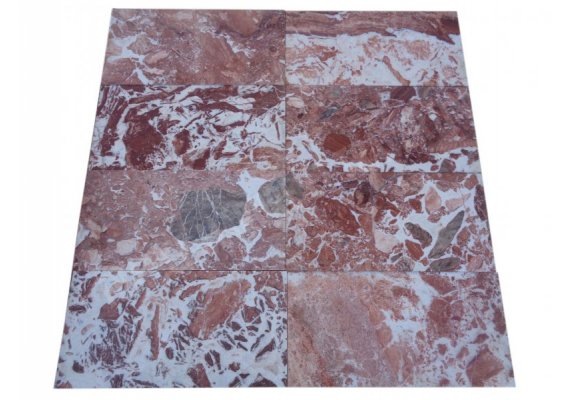 Marbre Tiger Rose 30x60x2 cm Poli 1