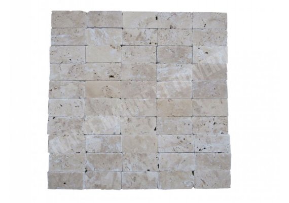 Travertin Beige Clair 7,5x15 cm Antique  1