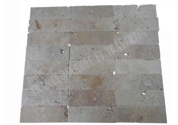 Travertin Beige Clair 10x30 cm Antique 1