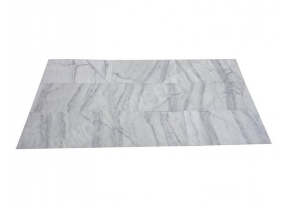 Marbre Blanc Carrare Texture Turque 30x60x2 cm Poli  1
