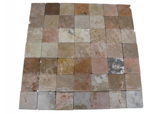 Travertin Multicolore 10x10 cm Antique 1