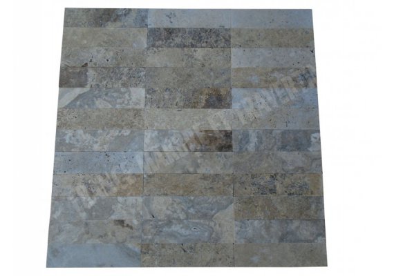 Travertin Silver 7,5x30,5 cm Antique 1