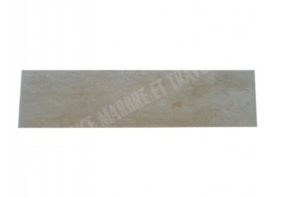 Travertin Beige Clair Plinthe 30,5x7,5 cm Adouci 1