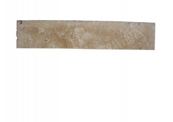 Travertin Classique Clair Plinthe 40,6x8x1,2 cm Brossé 1