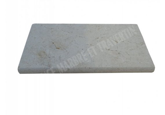 Travertin Beige Margelle 30,5x61 5 cm Arrondi 1