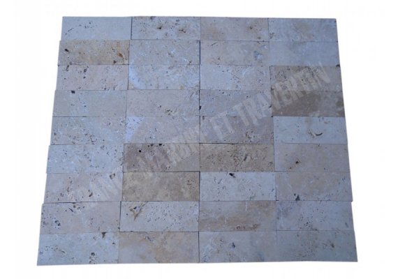 Travertin Beige Nuance 7,5x20 cm Antique 1