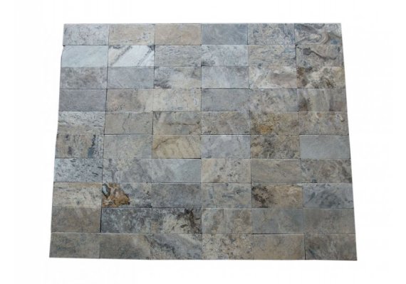Travertin Silver 7,5x15 cm Adoucie 1