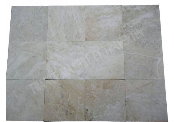 Travertin Ivoire 20x20 cm Adouci 1