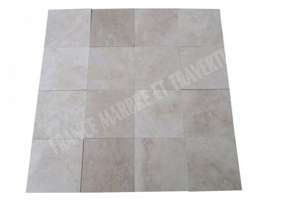 Travertin Beige Clair 20x20 cm Adouci 1
