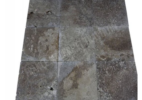 Travertin Walnut 40x40 3 cm Antique 1