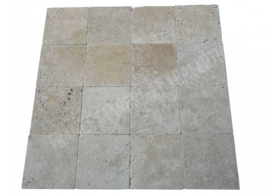 Travertin Beige Clair 20x20 1,2 cm Antique  1