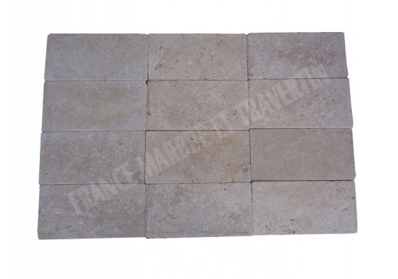 Travertin Beige Clair 20x40 1,2 cm Antique  1