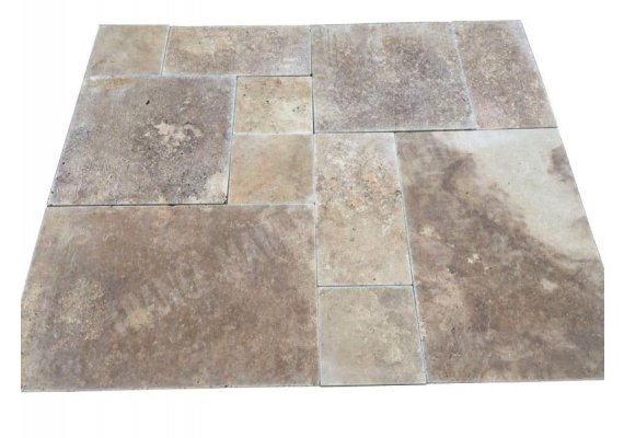 Travertin Walnut Big Opus Romain 3 cm Antique 1