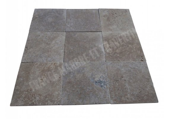 Travertin Walnut 40x40 1,2 cm Antique  1