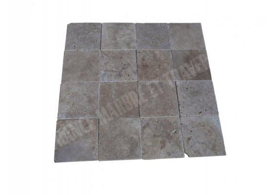 Travertin Walnut 20x20 2 cm Antique  1