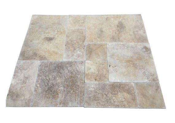 Travertin  Walnut Big Opus Romain 1.5 cm Antique  1