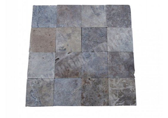 Travertin Silver 20x20 1,2 cm Antique  1