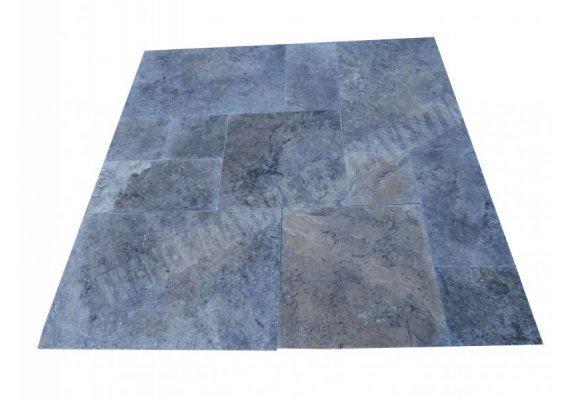 Travertin Silver Big Opus Romain 3 cm Antique  1