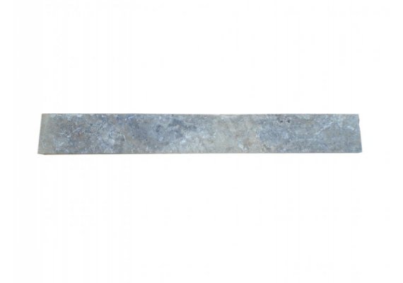 Travertin Gris Silver Plinthe 61x7,5x1,2 cm Antique 1