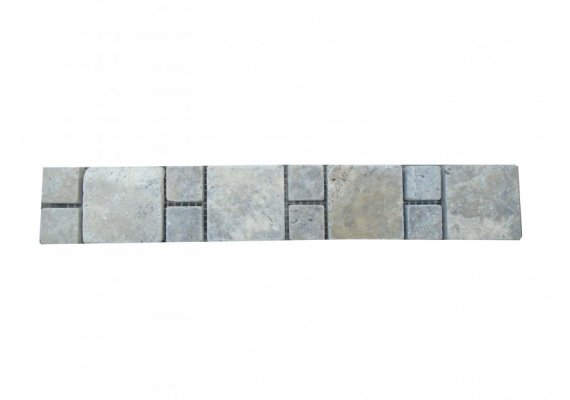 Travertin Silver Frise 30,5x5 cm   1