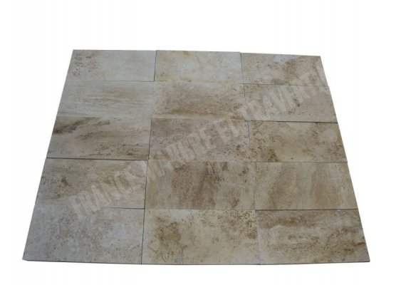 Travertin Beige Clair 20x40 1,2 cm Adouci 1