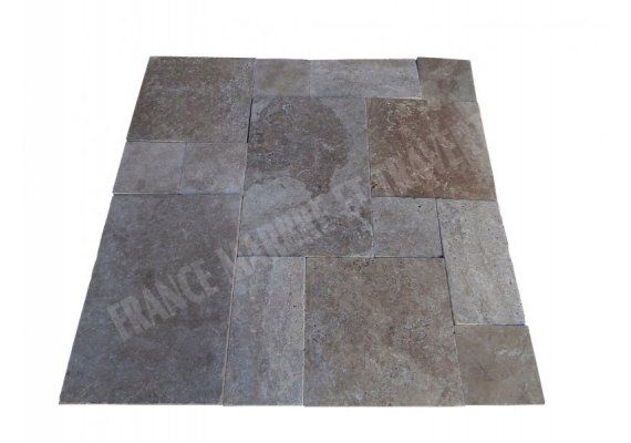 Travertin Walnut Big Opus Romain 2 cm Antique  1