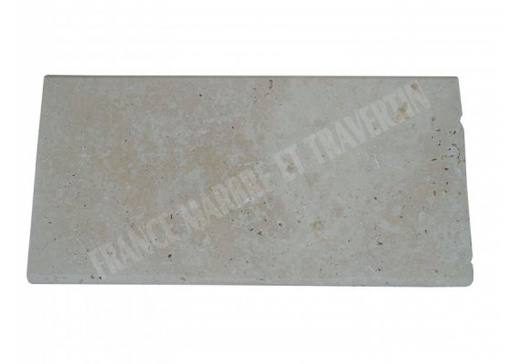 Travertin Beige Clair Couvertine 30x60 3 cm Arrondi 1