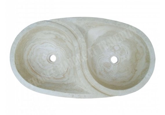 Travertin Classique Vasque Ovale 70x40 cm Boucharde 1