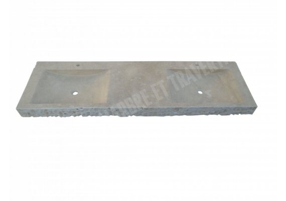 Travertin Beige Évier 150x50 10 cm Éclate  1