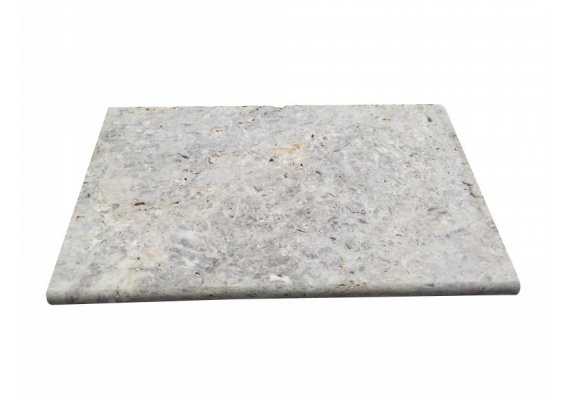 Travertin Argento Margelle 40,6x61 3 cm Arrondi 1