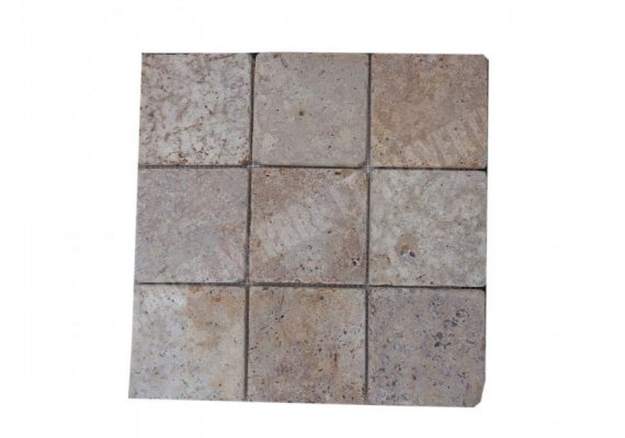 Travertin Jaune Mosaïque 10x10x1 cm Antique 1
