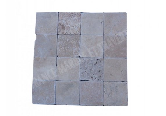 Travertin Beige Mosaïque 7,5x7,5 cm Antique 1