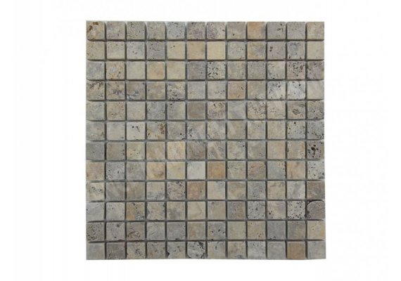 Travertin Scabas Mosaïque 2,3x2,3 cm Antique 1