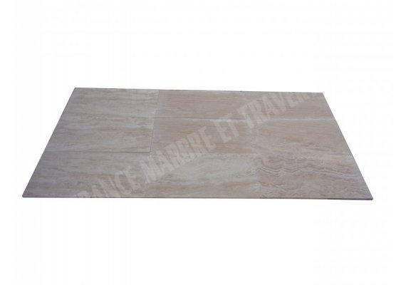 Travertin Beige Nuance Veine 30x60 1,2 cm Poli 1