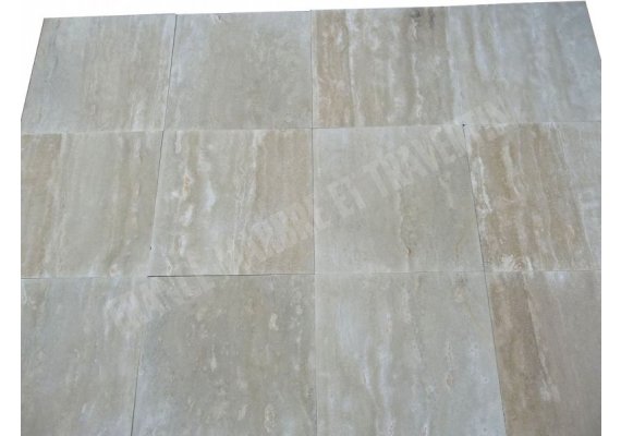 Travertin Beige Nuance Veine 40x40 2 cm Poli 1