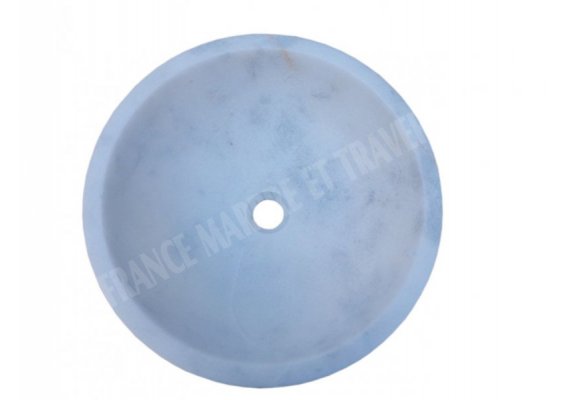 Marbre Blanc Vasque Bol Poli 1