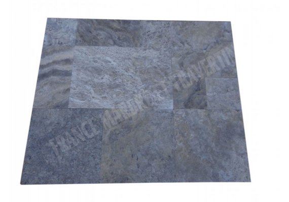 Travertin Silver Opus Romain 1,2 cm Adouci 1