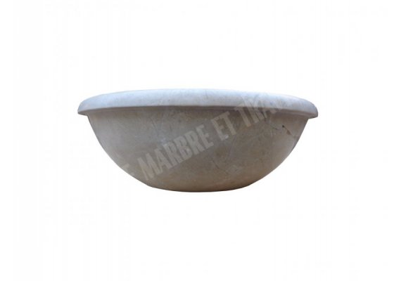 Marbre Beige Marfil Vasque Encastrer Poli 1