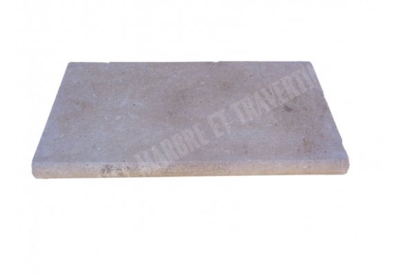 Travertin Beige Nez de Marche 30x60 5 cm Arrondi  1