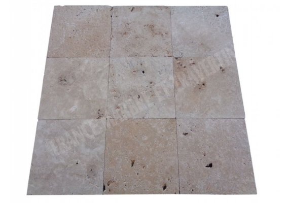 Travertin Beige Nuance 40x40 1,2 cm Antique 1