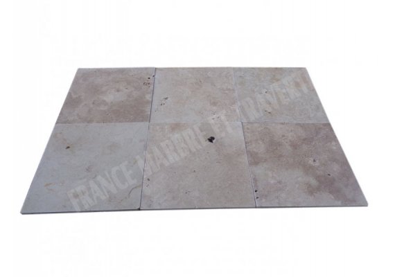 Travertin Beige Nuance 60x60 1,5 cm Antique 1