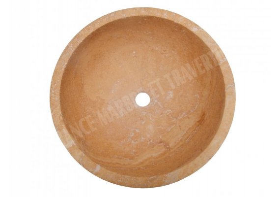 Travertin Jaune Vasque Bol Adouci 1