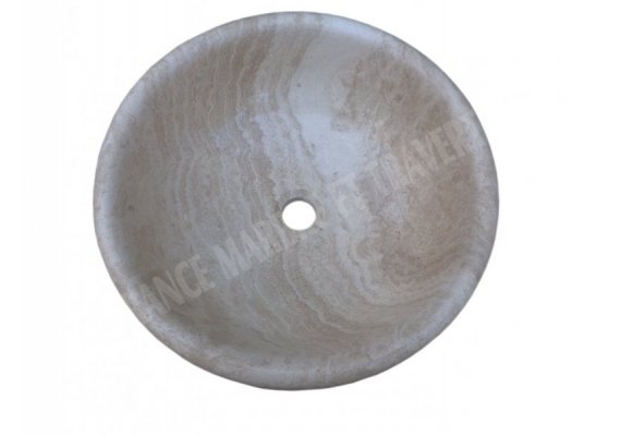 Travertin Beige Vasque Encastrer Adouci 1