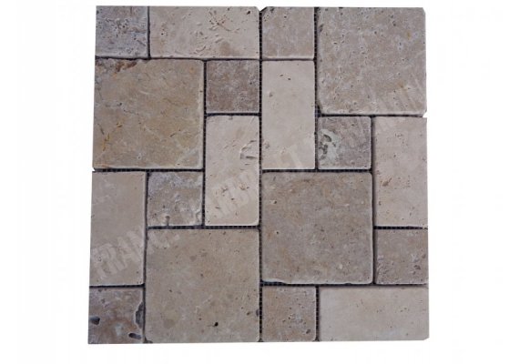 Travertin Philadelphia Mosaïque 3 Format Antique 1