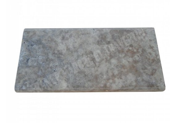 Travertin Silver Couvertine 30,5x61x5 cm Arrondi 1