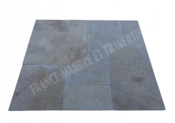 Travertin Beige Nuance Big Opus Romain 3 cm Antique  1