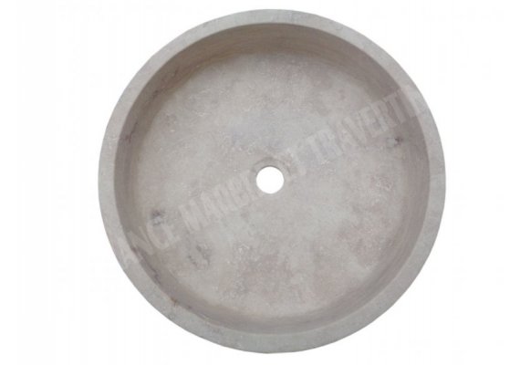 Travertin Beige Vasque Grande Cylindre 1