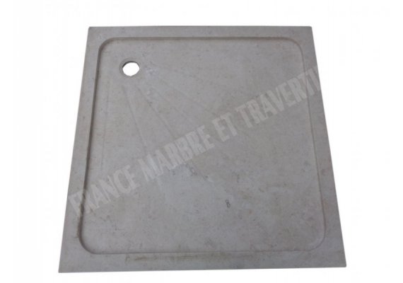 Marbre Marfil Beige Bac A Douche 90x90x8 cm 1