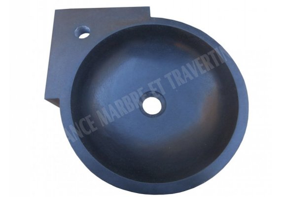 Basalte Lave Main Esthétique 40x40 cm Adouci 1