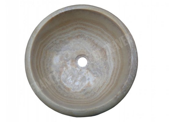 Onyx Miel Vasque Lentille Poli 1